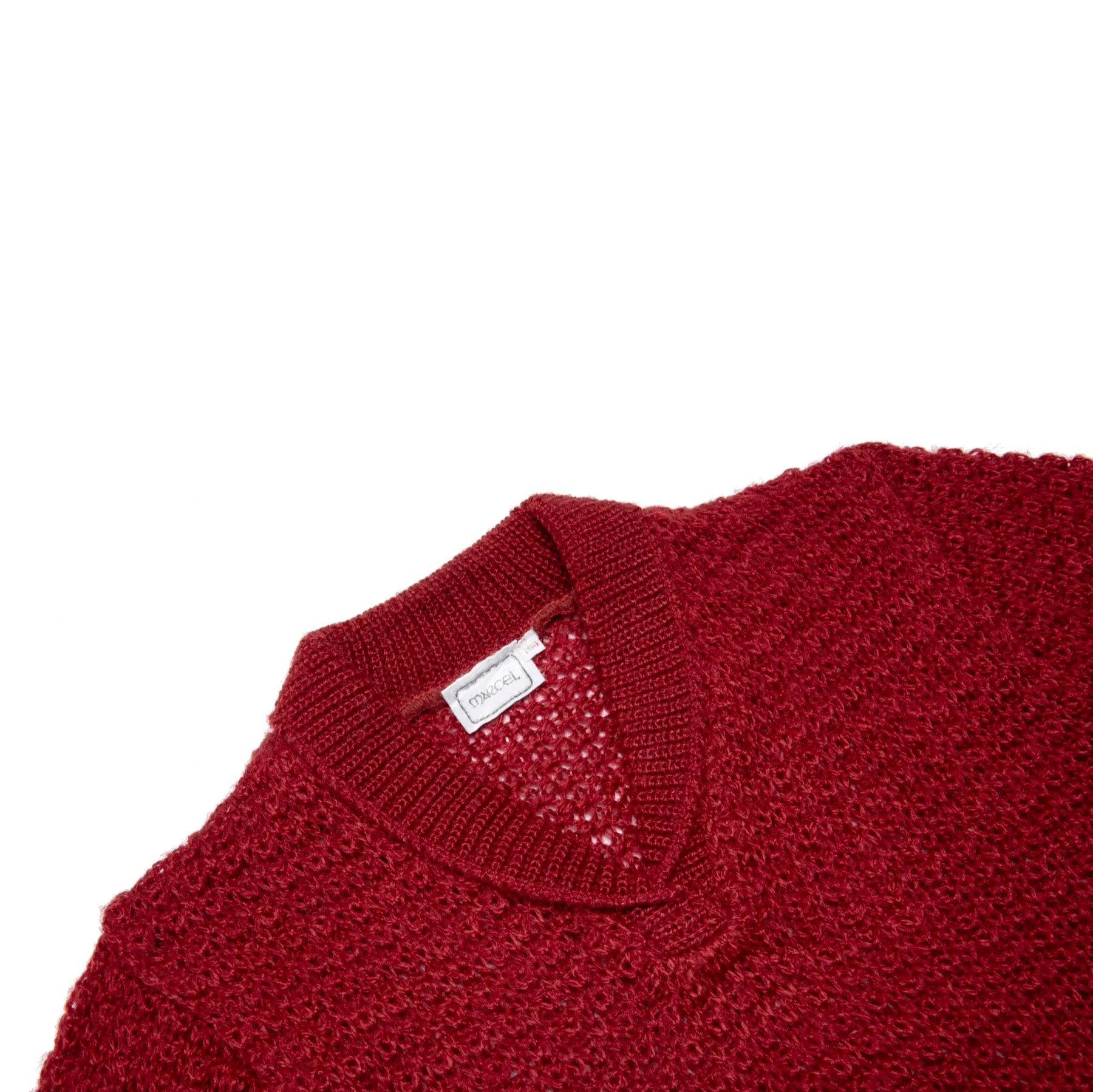 70s, Collegiate, DK Yarn, Honeycomb Stitch, Ribbed Neckline
