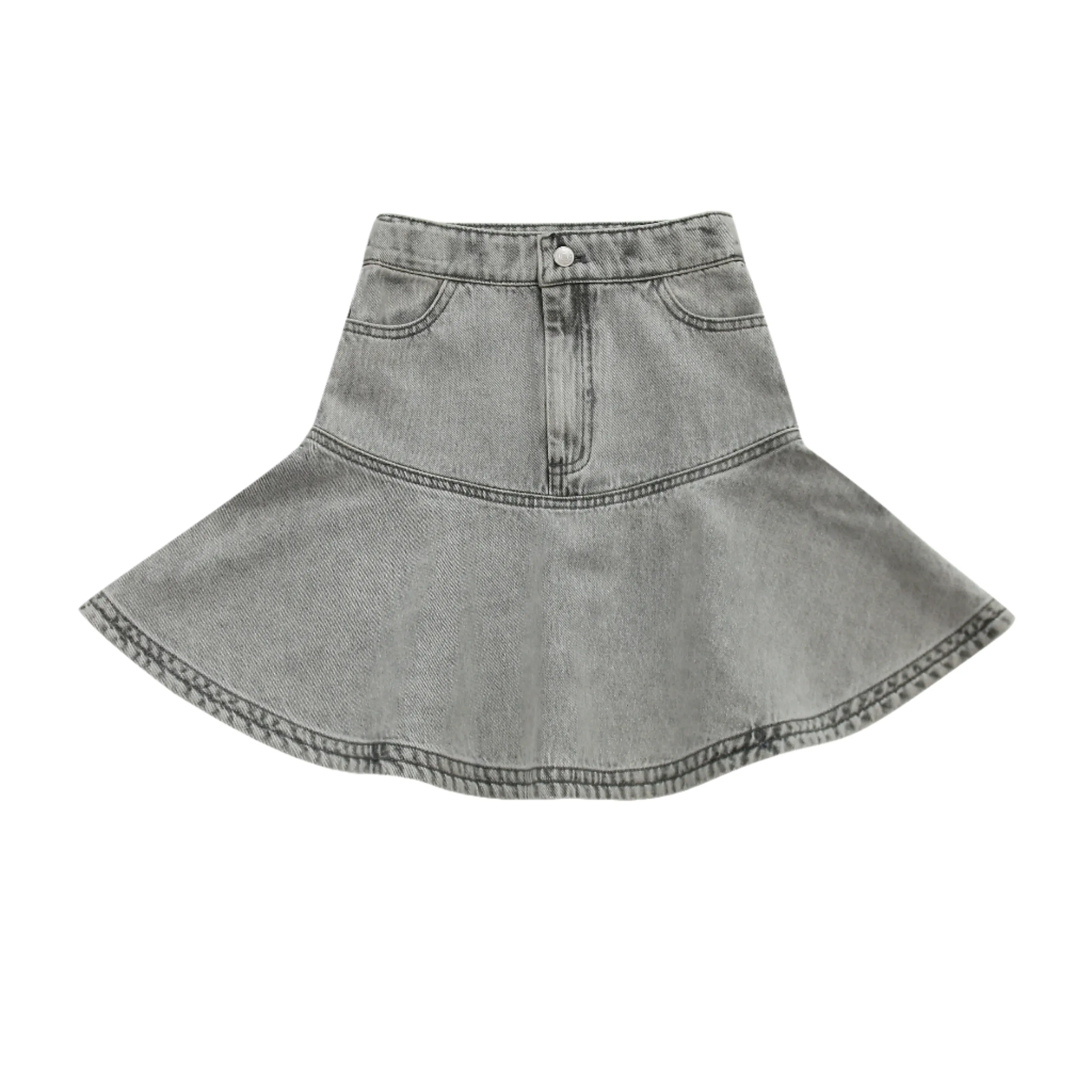 Denim Short Skirt