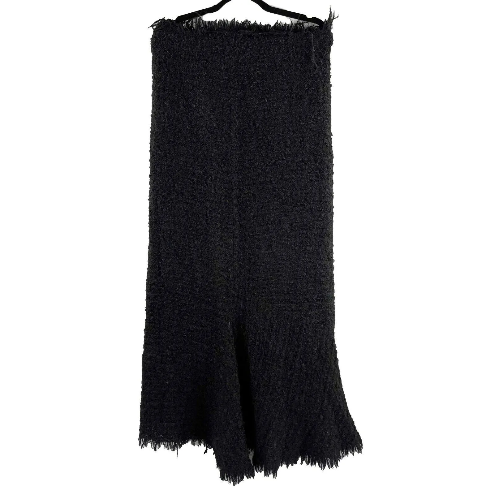 Junya Watanabe COMME des GARCONS - Tweed Fringe Mermaid Skirt - Black - Size M