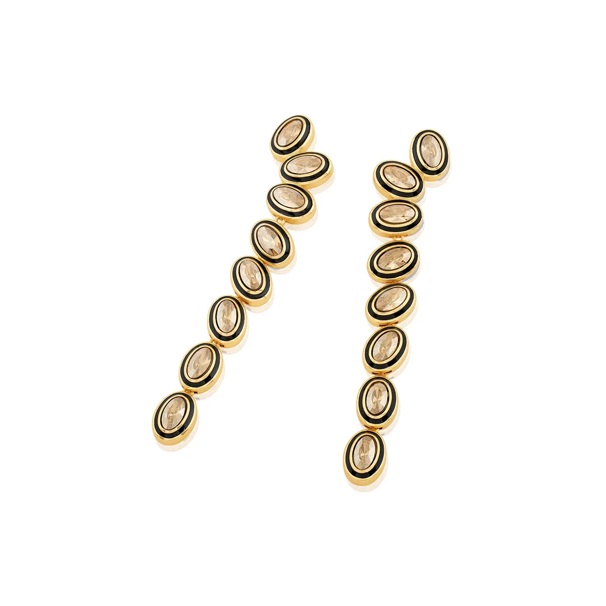 Mocha Mousse Dangler Earrings