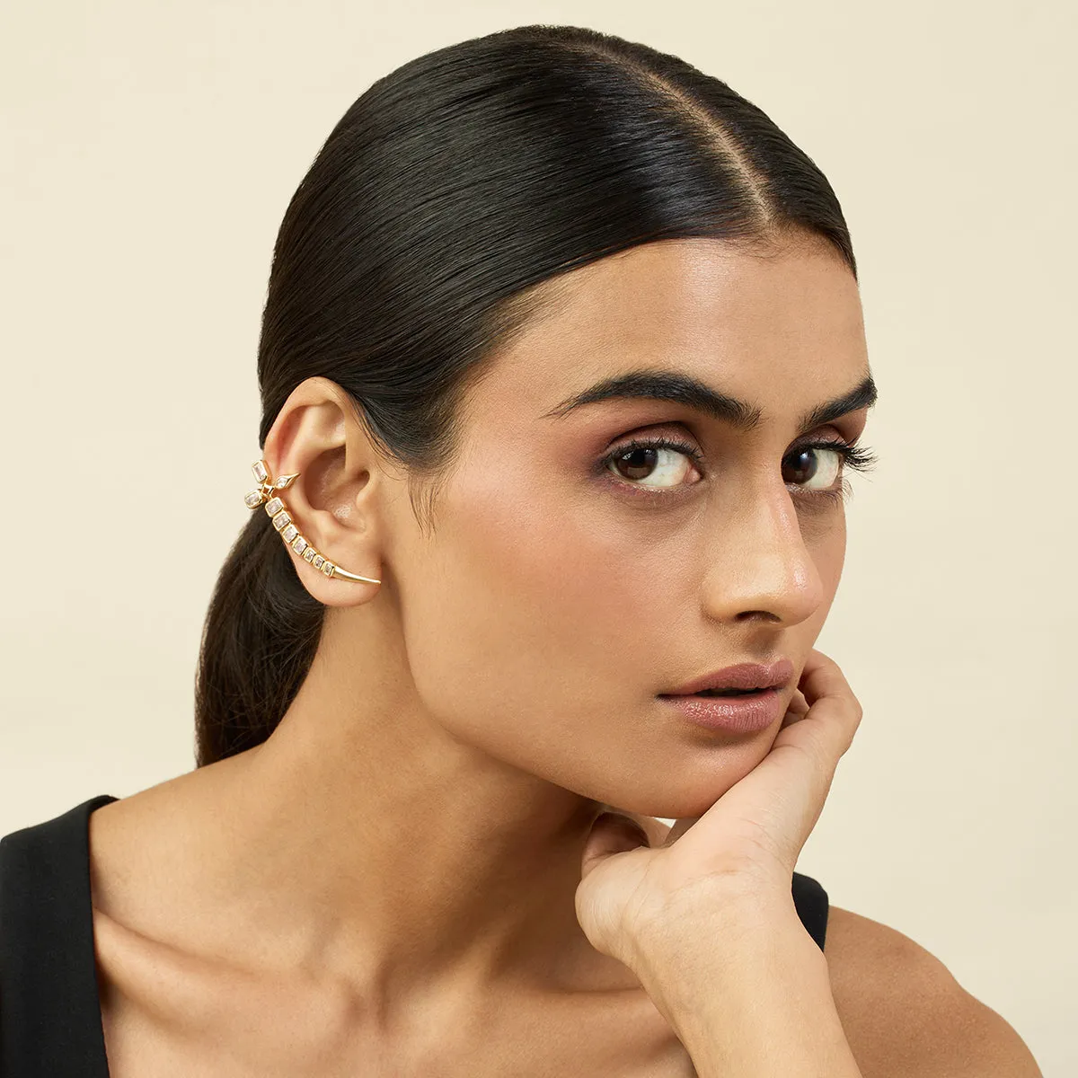 Mocha Mousse Dangler Earrings