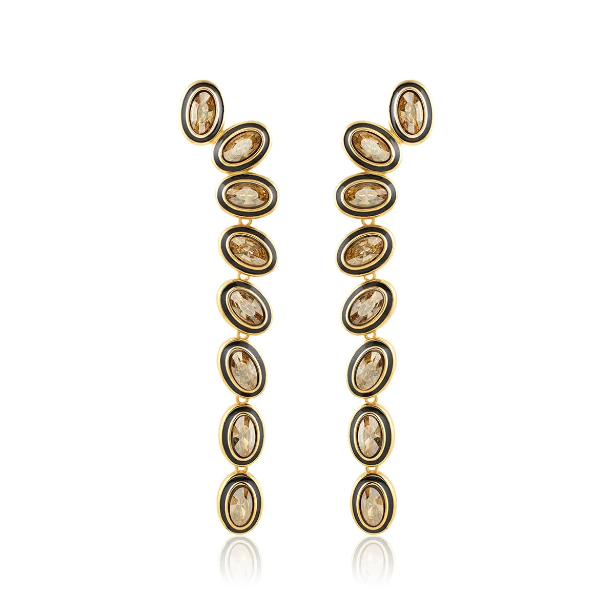 Mocha Mousse Dangler Earrings
