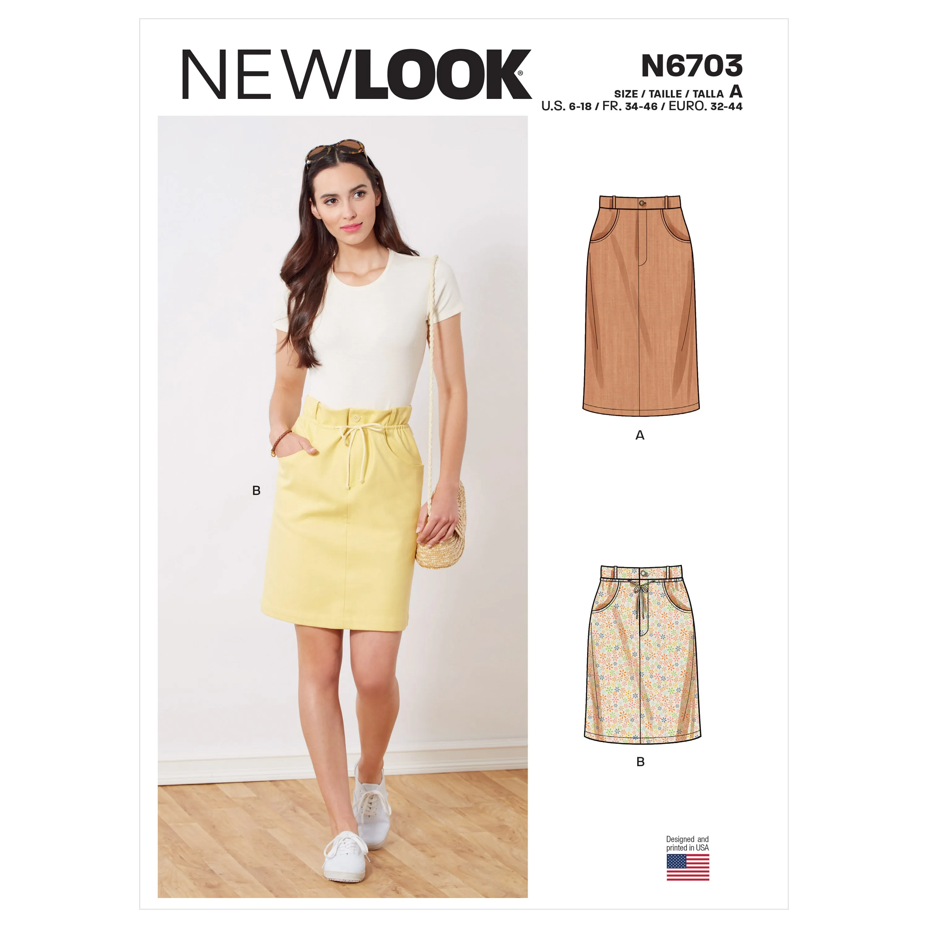 New Look Sewing Pattern N6703 - Misses' Skirts