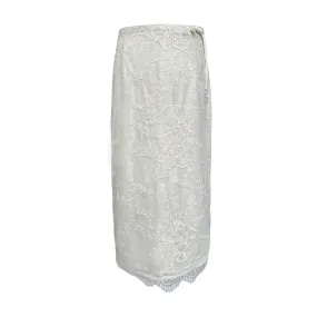 Off white Buckle Lace Skirt